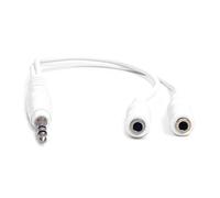 Universal Headset Splitter Mic Audio Cable 3.5mm Male To 2 Dual 3.5mm Female Headphone Mic Audio Y Splitter Cable Durable design