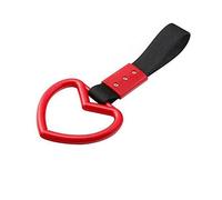Universal Heart Shape Car Interior Pull Hand Straps Car Tow Strap Loop Armrest Warning Bumper Rear Subway Bus
