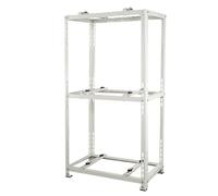 Universal Heavy Duty Mini Split Air Conditer Support Bracket - Galvanized Steel Condenser & Heat Pump Base with Shock Absorpt, Double Stack Levels for Stabili and ILI