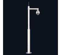 Universal Heavy-Duty Outdoor CCTV Security Camera Mount Bracket Extender Pole,Outdoor Monitor Security Surveillance Cameras Ground Mount Stand, Weatherproof Metal Surveillance Camera Rack Post
