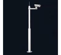 Universal Heavy-Duty Outdoor CCTV Security Camera Mount Bracket Extender Pole,Outdoor Monitor Security Surveillance Cameras Ground Mount Stand, Weatherproof Metal Surveillance Camera Rack Post