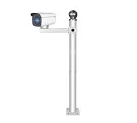 Universal Heavy-Duty Outdoor Security Camera Mount Bracket for Pole and Wall Installation, Dome and IP Camera Compatible, Vertical Pole Adapter Included