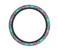 Universal Hello Hawaii Print Steering Wheel Cover â€“ Breathable Car Steering Wheel Cover for Cars, Trucks, SUVs, and ATVs