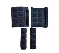 Universal Helmet Chin Pads Foam Sponge Strap Carbon Fiber Cloth Padding Replacement Lining Cushion Mat Liners for Cycling Bike Bicycle Riding Sport Outdoors Motorcycle (5)
