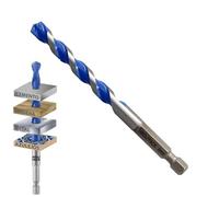 Universal Hexagonal Drill Bit Ø 8 mm. (Blister 1 Piece) Drill Bit Tiles, Ceramic, Marble, Concrete, Metal, Wood, Plastic