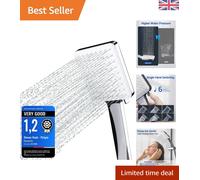 Universal High Pressure Shower Head with 6 Spray Settings - Effortless Upgrade