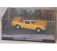 universal hobbies JAMES B0ND 007 diamonds are forever triumph stag yellow film scene car 1:43 scale diecast model