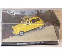 universal hobbies JAMES B0ND 007 for your eyes only yellow CITR0EN 2CV film scene car 1:43 scale diecast model