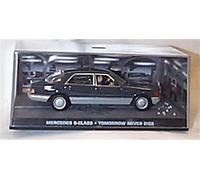 Universal Hobbies JAMES B0ND 007 tomorrow never dies mercedes S class film scene car 1:43 scale diecast model