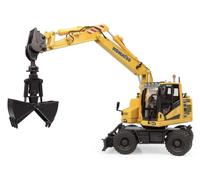 Universal Hobbies ~ Komatsu PW148-11 Wheeled Excavator (Bucket & Clam) UH8162