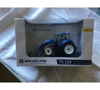 Universal Hobbies Toy Model New Holland T5.120 Dual Command with Front Loader 1:32