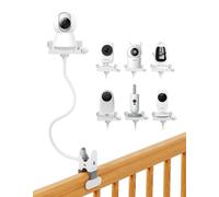 Universal Holder for GHB Baby Monitor, Flexible Baby Camera Mount Bracket for HelloBaby/Blemil/jeeber/nooie Vtech/GHB/momcozy/Boifun/Babystar/Philips Video Monitor,Clip for Most 1/4 Camera