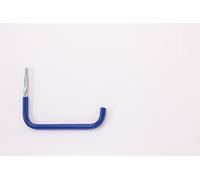 Universal Hook B014G - Firm and Sturdy - Lined - Saves Space in Your Garage or Storage Room - Black - Measures 20 x 20 x 20 cm - Wall Anchor Hook - Dicoal