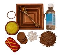 Universal Hub® Copper Pyramid Havan Kund Indian Pooja Set Agnihotra Kit Havan Samagri Copper Pyramid For Hawan, Pooja, Home, Temple Decoration Hindu Pooja Article Religious Gifts