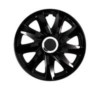 NRM Universal Wheel Trims DRIFT Black 14", set 4 pieces