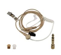 Universal IFB Earpiece 3.5mm & 1/4” Connector Anchor/Broadcaster in Ear Monitor Only On Camera On Stage Professional EarSet Compatible w/iPhone, Andriod, Telex, Clear-Com, Comrex, Lecstronics