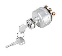 Universal Ignition Starter Switch with 2 keys. Universal for Car, Tractor, Trailer and Agricultural For Kobelco SK200-3 SK200-5 SK120-5 Ignition Starter Switch with 6 Terminal Wire Digger