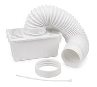 Universal Indoor Vented Tumble Dryer Condenser Vent Kit Box, 4in x 1m Hose | Compatible with Hotpoint, Indesit, Beko, Creda, White Knight, Servis, Amica, Bush, Aquarius, Cookology & most vented dryers