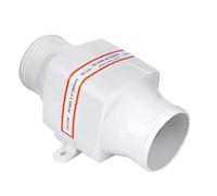 Universal Inline Blower Fan, 75mm Exhaust Ventilation Fan for Bilge Vent Fan Ventilation Boat Motorhome, 12V Silent Quiet Marine Blower Exhaust Hose Vent Fan