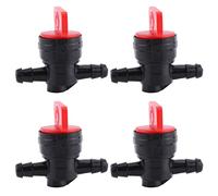 Universal Inline Fuel Tap Lawn Mowers Accessories Fuel Line Valve 1/4 Inline On Off Fuel Switch Tap Motorcycle Fuel Shut Off Valve