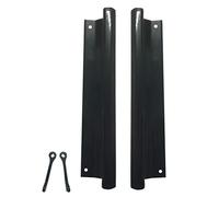 Universal Inline Patio Door Handles 242mm Screw Fix Black Blank