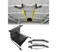 Universal interior van ladder rack, adjustable interior ladder rack for van/trailer/truck roof, securely stores ladders in the vehicle, with screws