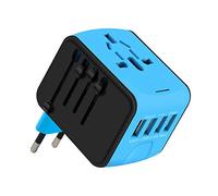 Universal International Travel Power Adapter with High Speed 2.4A and 3.0A for US, Europe, UK, Australia, Asia Travel Charger