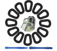 Universal Jerry Can Seal - 12 Pcs Rubber Gaskets For 5l, 10l, 20l Fuel Cans, With Cross & Round Handles