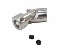Universal Joints Metal Cardan Joint Shaft Coupling Stainless Steel Multiple Sizes(5to4mm)