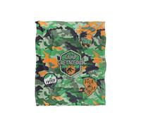 Universal Jurassic Park CC Camo Pattern Silky Touch Super Soft Throw Blanket in White Universal White