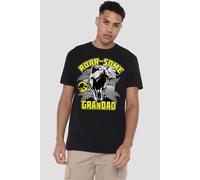 Universal Jurassic Park Roarsome Grandad T-Shirt, Black | Size: XL Universal Black XL