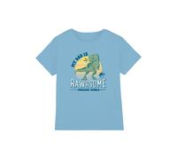 Universal Jurassic World Trex Rawrsome Dad Kids T-Shirt, Light Blue | Size: 7-8 Years Universal Light Blue 7-8 Years