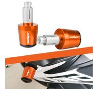Universal K.T.M Duke Handlebar Ends 22mm 7/8" - 2Pcs Moto Grips Ends, Fit with 125 Duke 125 200 390 690 790 890 1190 1290/Adventure (Orange)