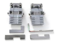 Universal Key Clamping Fixture with Storage Box, Multifunctional Accessories for Key Cutting Machines, Chrome Finish