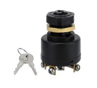 Universal Key Switch, 12V Ignition Switch with 2 Matching Keys Boat Replacement for Sailboats, Kayak, Fishing Vessels