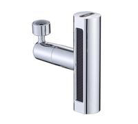 Universal Kitchen Tap Accessories, Rotating Water Drop Aerator, 360° Rotation, 4 Water Spray Modes, Booster Extension Nozzle Universal, Kitchen Tap Waterfall Spout, Kitchen Tap Accessories