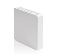 Universal Knife Block with 4 Slots, Wall Mounted White Knife Holder, Kitchen Knife Storage Stand Organizer, Self-Adhesive Knife Blocks Insert, Removable for Easy Cleaning (White)