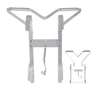 Universal Ladder Stand-Off V-Shape Downpipe, Heavy Duty Aluminum Ladder Saty Accessory, Easy to Install & Disassemble, Preventing Slipping and Keep Safety