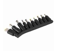 Universal Laptop Charger Bits Power Adapter Black 10Pcs DC 5.5Mm Universal Multifunctional Laptop Power Supply Charger Adapter Connector