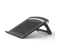 Universal Laptop Stand - Foldable Cooling Computer Riser Tray - Black