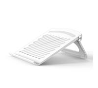 Universal Laptop Stand - Foldable Cooling Computer Riser Tray - White