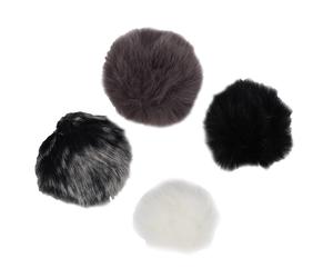 Universal Lavalier Microphone Furry Windscreen Fur Windshield Wind Muff Soft for Lapel Mic 5Mm