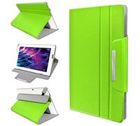 Universal Leather Case for Medion Lifetab p10356 (MD 99632) 10.1 "Tablet PC PU Case Cover Stand Accessory Green