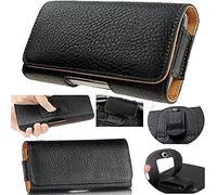 Universal Leather Phone Holder for Belt Leather Phone Holder Mobile Phone Pouch for 5.4 to 5.7 inches Phone Pouch Case Phone Pouch Purse Phone Pouch Belt Leather Phone Purse