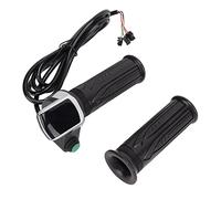Universal LED Display Wire Twist Throttle Grip for Electric Bicycle Scooter with Non Slip Rubber Material and Sensitive Speed Control 22.5mm Handlebar Diameter (36V)