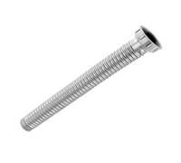 Universal Lengthened Single Slot Stainless Steel Sink Drain Pipe with Seal Ring Kitchen Sink Bottom Pipe Accessories(100-55cm)