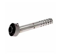 Universal Link Pipe Universal 48mm 1Pcs Motorcycle Angled Exhaust Muffler Insert Baffle End Exhaust Mid Pipe