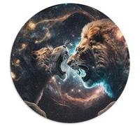 Universal Lion Fury JigsawPuzzle 1000 Pieces for Adults Challenging Puzzles Family Game Night, Home Decor & Brain Training Gift (Size 67.5x67.5cm)