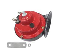 Universal Loud Snail Horn 115DB,Single-Tone Car Horn,Train Horn,Air Horns 12V,Waterproof Double Horn,Electric Snail Horn for Car,Motorcycle,Truck,Boat (Red)
