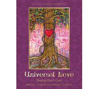 Universal Love - Special 20th Anniversary Edition: Healing Oracle Cards - 45 colour cards with gold foil and 72-page guidebook set